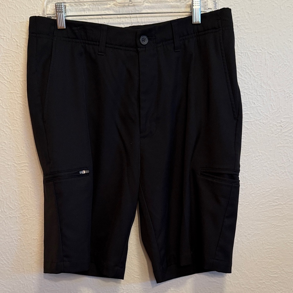 🏌️🏌️🏌️BOGOHO🏌️🏌️🏌️Men's Cool 18 Pro Black Cargo Golf Shorts-Size 34